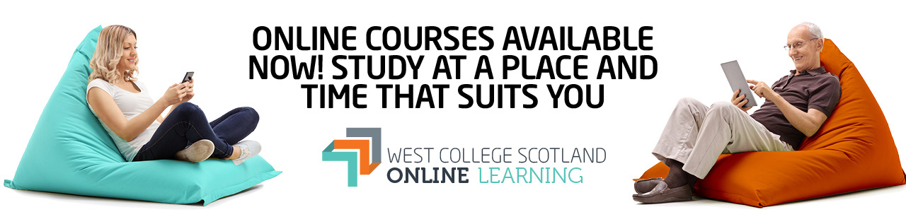 Online Courses available now! Study at a place and time that suits you