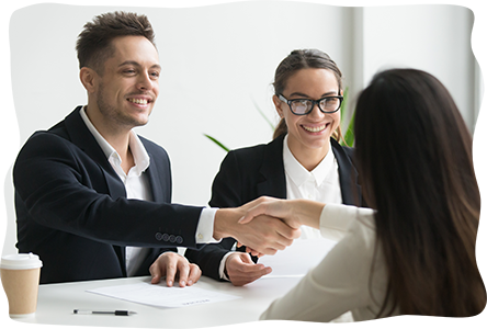 Image of interview scenario